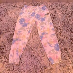 Tie die abercombie sweatpants